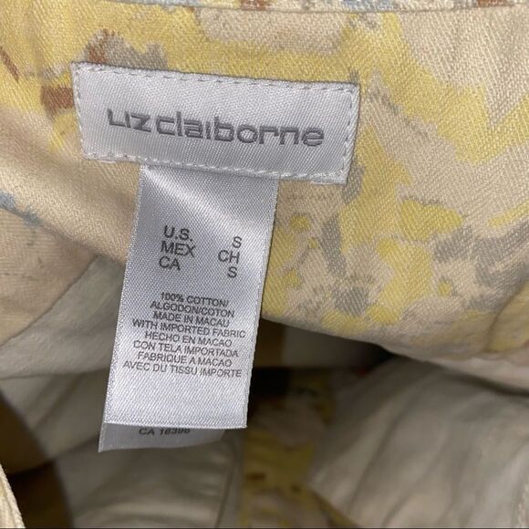 Vintage Yellow Floral Denim Jacket - Picture 6 of 6